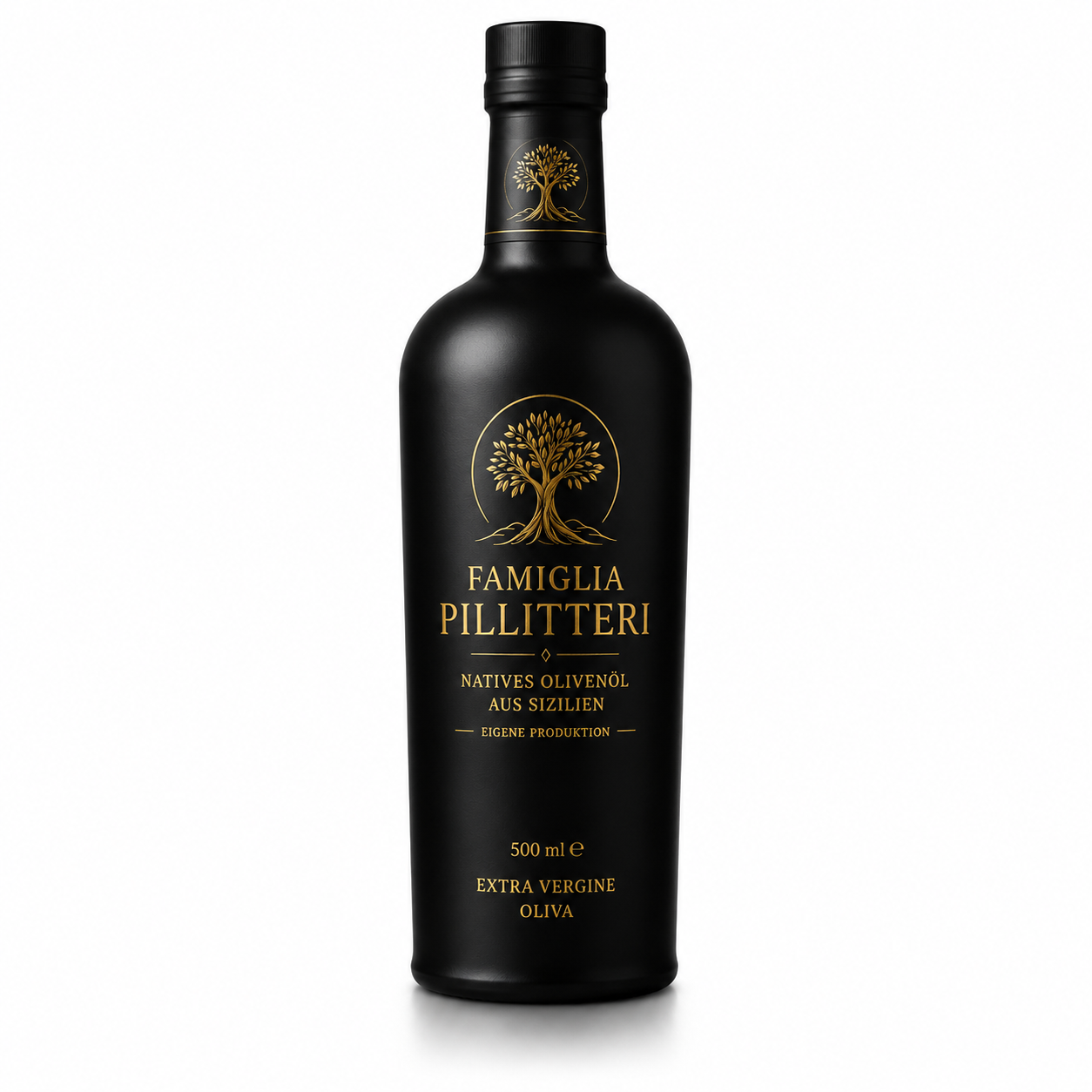 Flasche Famiglia Pillitteri natives Olivenöl aus Sizilien